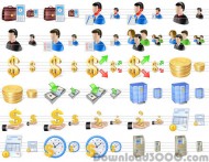 3D Business Icons screenshot